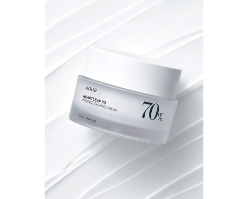 Crema intensamente calmante con 70% di Houttuynia Cordata Anua