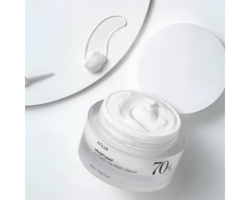 Crema intensamente calmante con 70% di Houttuynia Cordata Anua