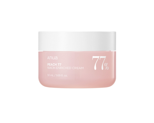 Crema ricca con niacinamide e 77% di pesca Anua