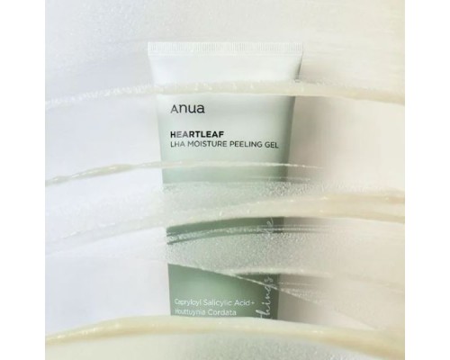Увлажняющий пилинг гель с кислотой LHA и экстрактом Heartleaf Anua