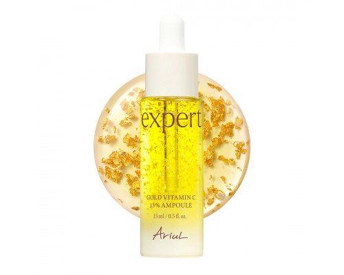 Ампула с 13% витамина С и золотом Expert Ariul