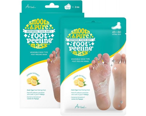 Маска пилинг для ног для разглаживая и очищения кожи Ariul
