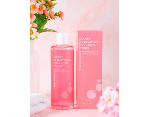 Тонер с коллагеном Ultimate Real Jigott