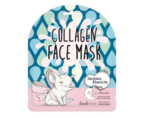 Maschera viso monouso al collagene LookATME