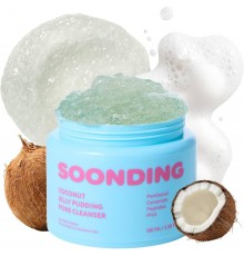 Detergente per viso e pori al cocco Jelly Pudding Soonding