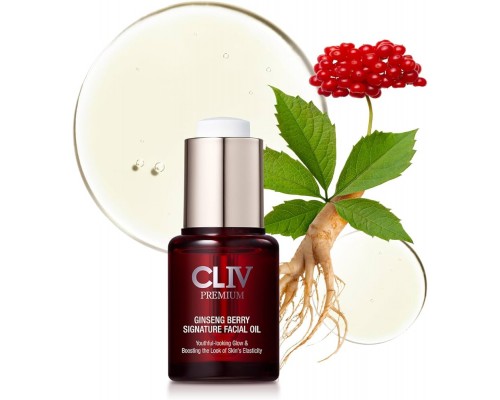 Масло для лица с женьшенем и ягодами Signature Cliv