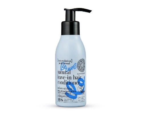 Натуральный несмываемый кондиционер для волос перед укладкой Be-curl для мягкости и сияния Natura Siberica