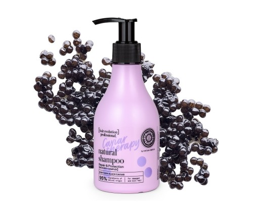 Натуральный шампунь “Caviar Therapy” Восстановление и Защита Hair Evolution Natura Siberica
