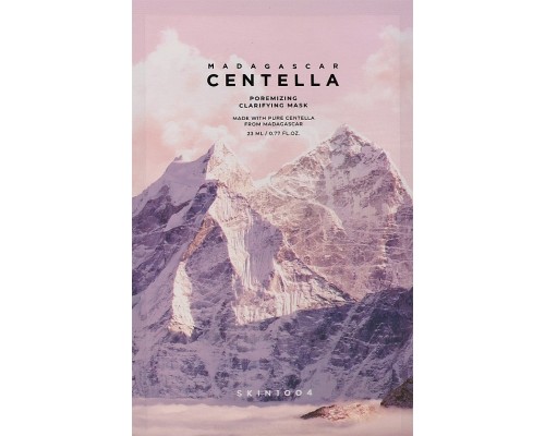 Maschera purificante minimizzante pori alla centella asiatica Skin1004