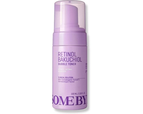 Тонер с ретинолом и бакучиолом Bubble Some By Mi