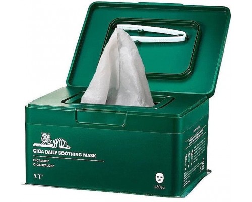 30 maschere lenitive alla centella per la cura quotidiana VT Cosmetics