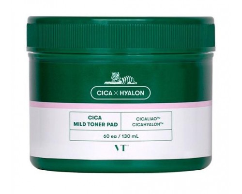 Dischetti toner delicati alla centella asiatica VT Cosmetics