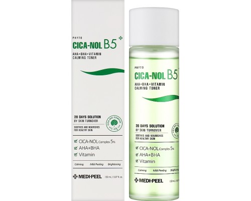Toner calmante alla vitamina B5 e acidi AHA BHA Phyto Cica-Nol Medi-Peel